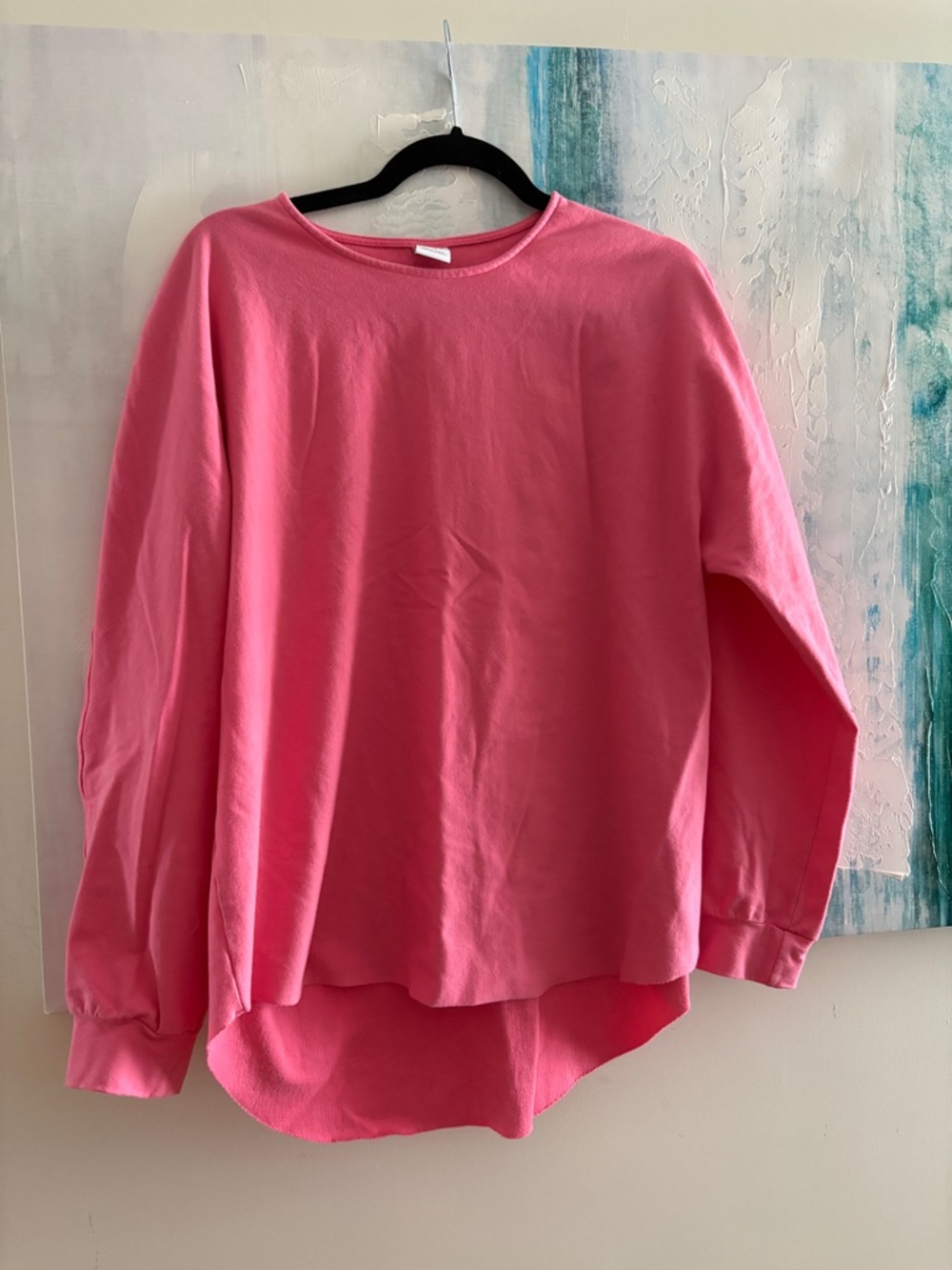 Smash + Tess Bright Pink Relaxed Crewneck Pullover